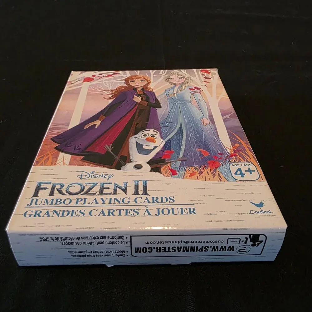 Disney FROZEN II - 54 Pack Jumbo Playing Cards - Brand New and Sealed - Age 4+